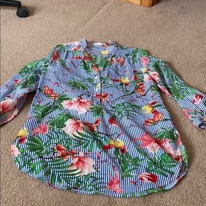 Floral shirt from Stitch Fix